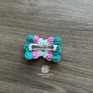 Butterfly Hair Clip Multicolor Back