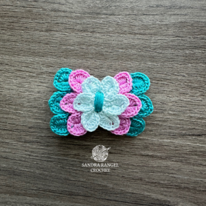 Butterfly Hair Clip Multicolor Front